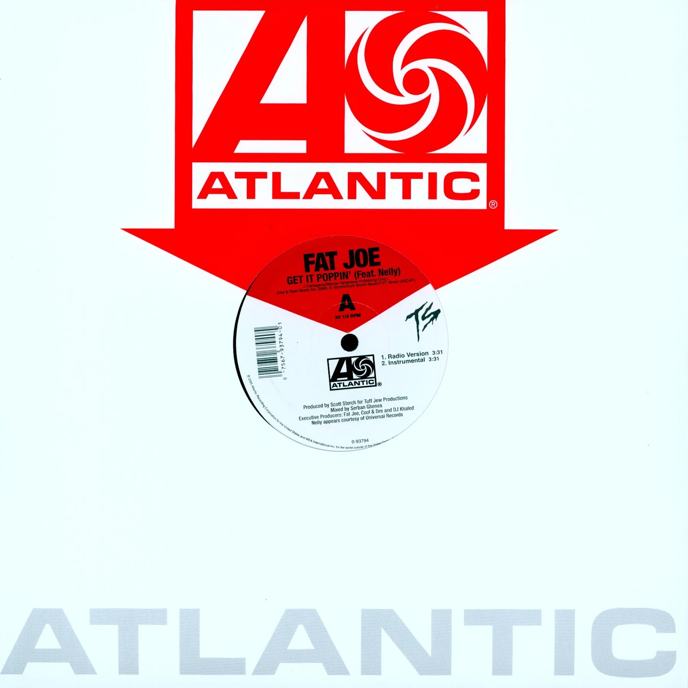 Fat Joe GET IT POPPIN Vinyl Record