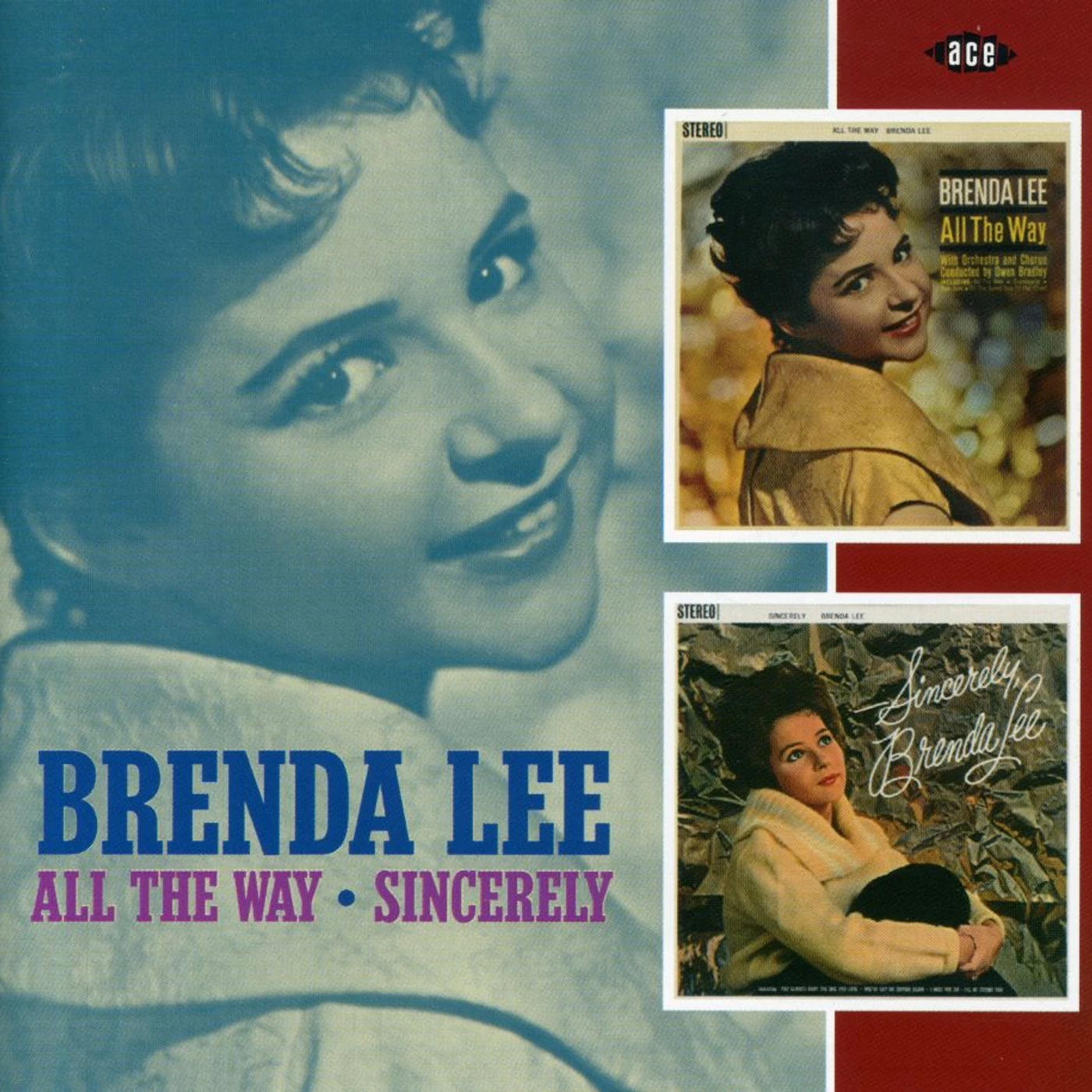 Brenda Lee ALL THE WAY: SINCERELY CD
