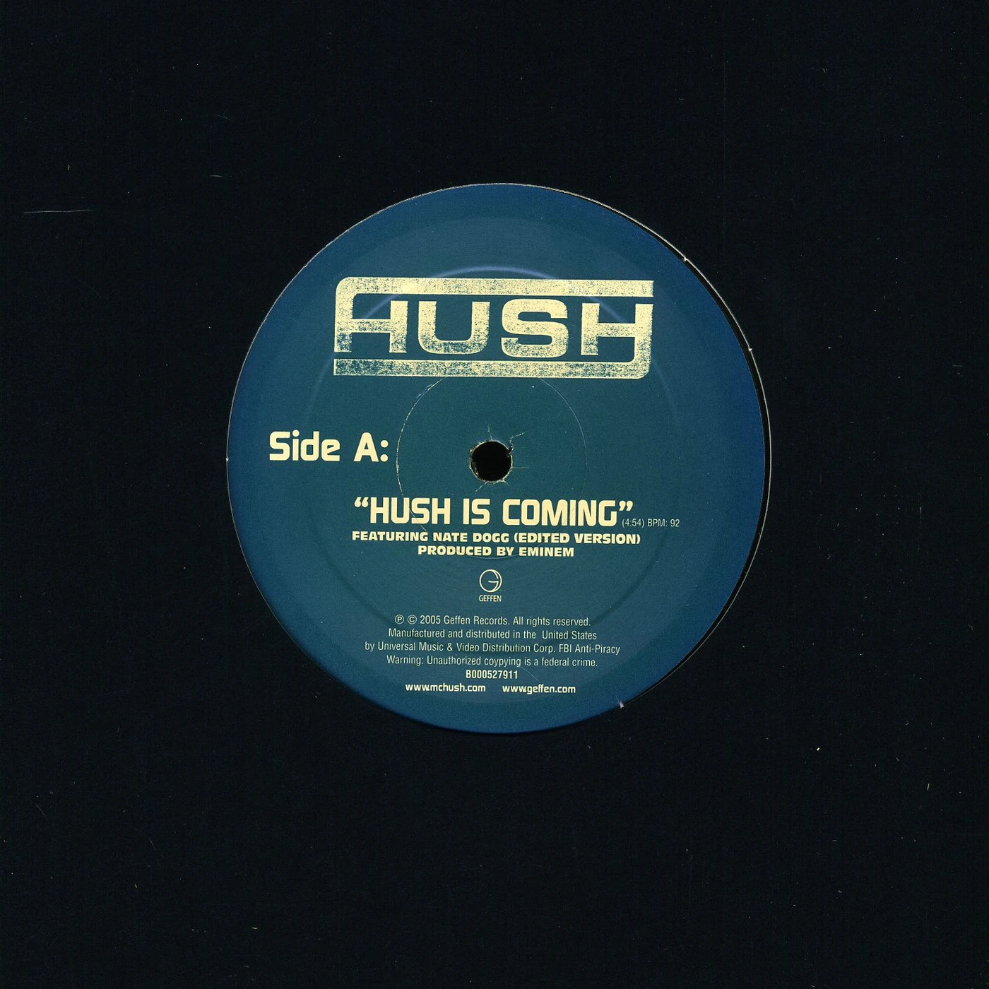 HUSH IS COMING / LET IT BREATHE (X2) / ROCK SHIT Vinyl Record