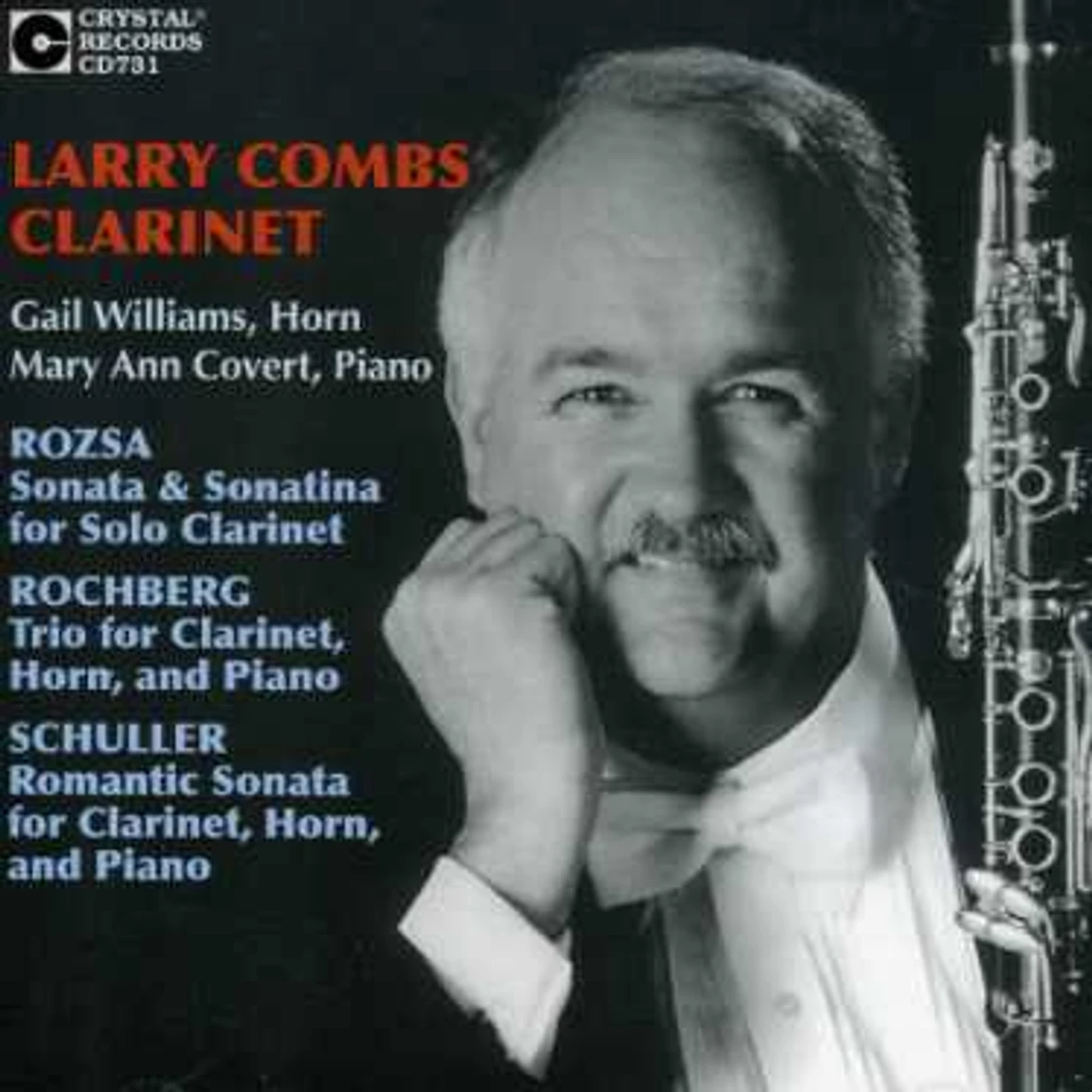 Larry Combs SONATA FOR CLARINET SOLO CD