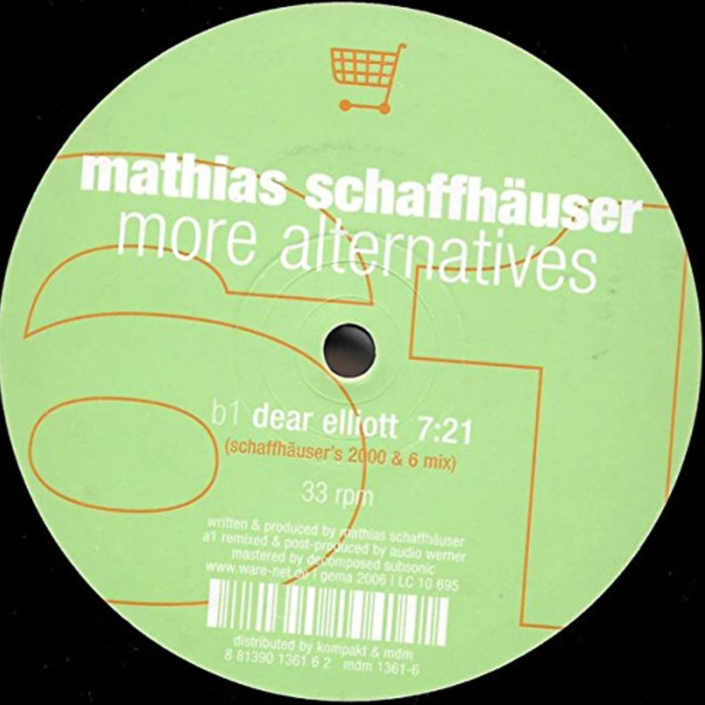 Mathias Schaffhäuser MORE ALTERNATIVES Vinyl Record