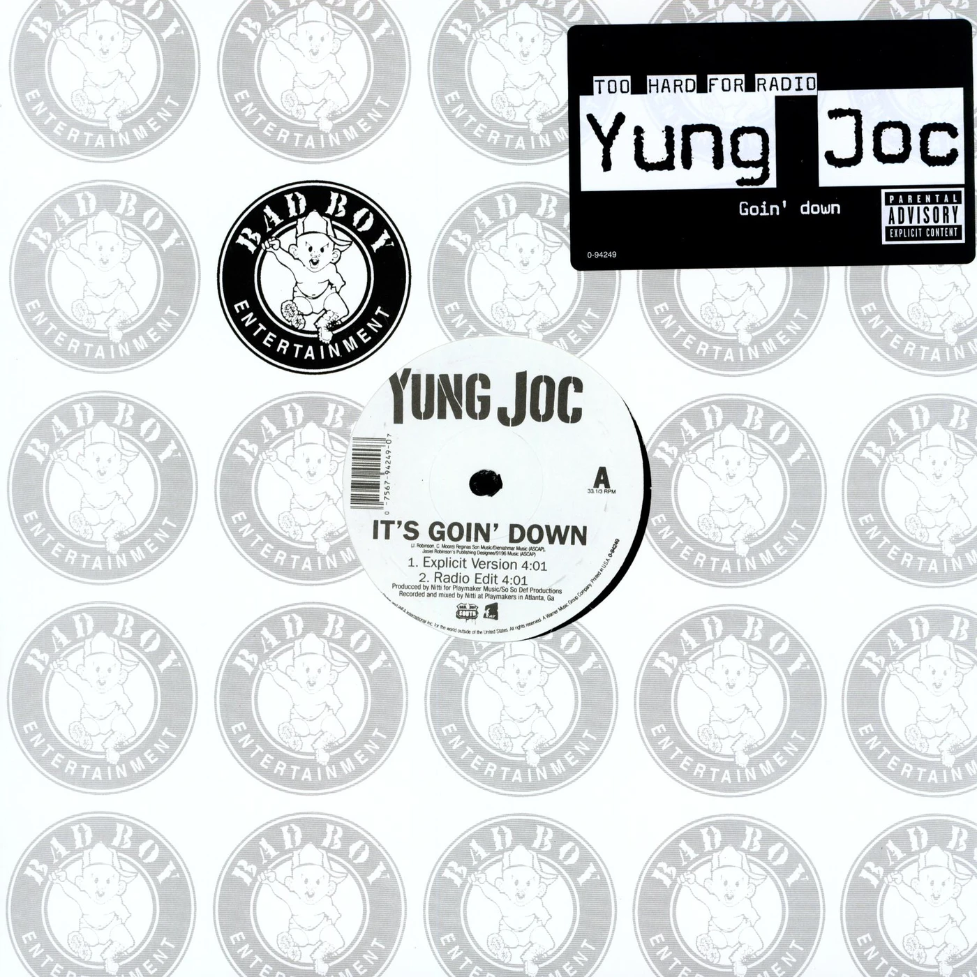 Yung Joc GOIN DOWN Vinyl Record