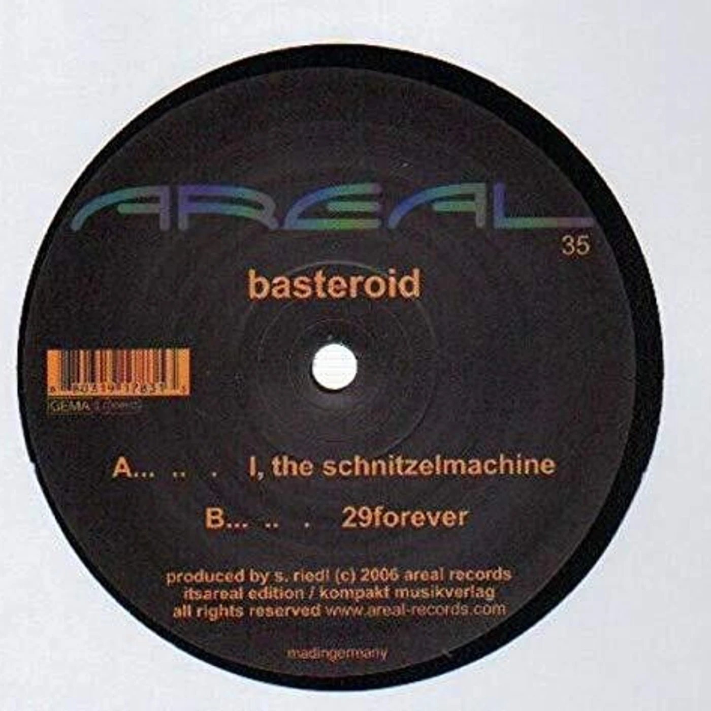 Basteroid SCHNITZELMACHINE Vinyl Record