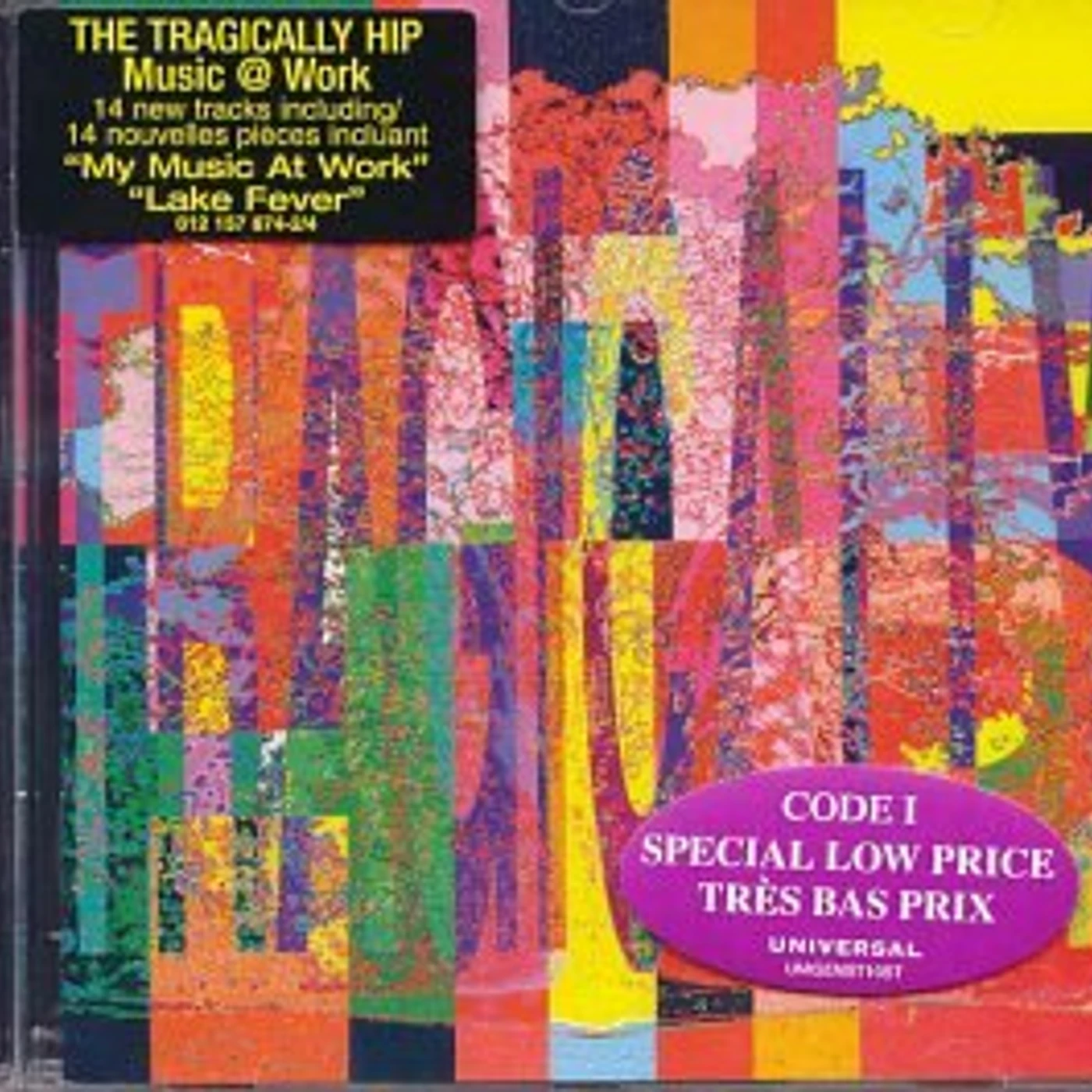 The Tragically Hip MUSIC @ WORK CD