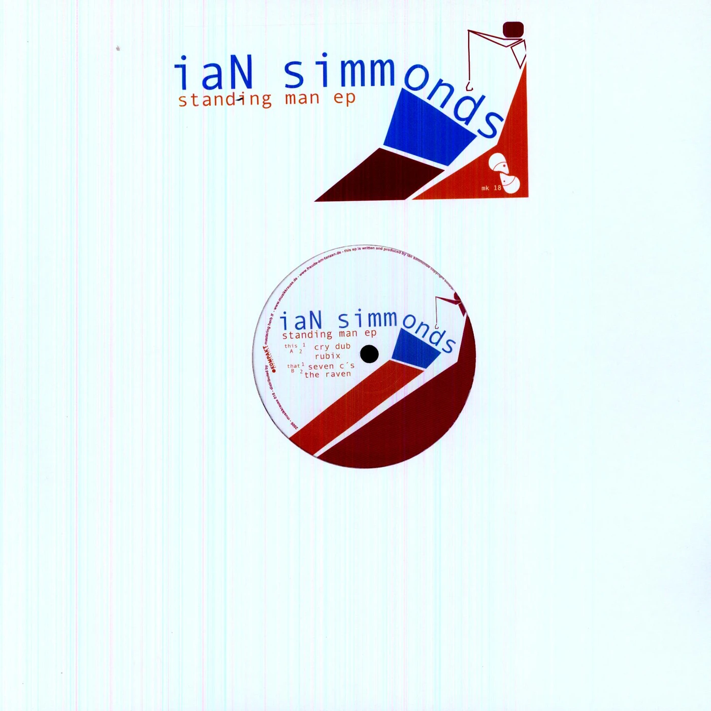 Ian Simmonds Standing Man EP Vinyl Record