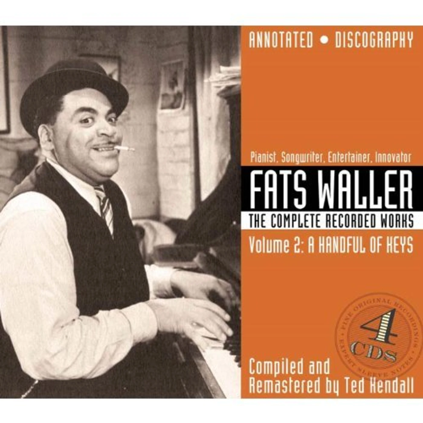 Fats Waller COMPLETE RECORDED WORKS 2: A HANDFUL OF KEYS CD