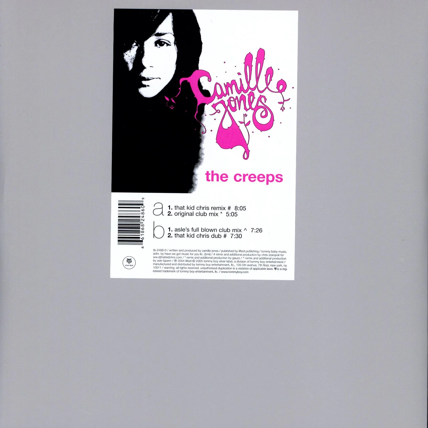Camille Jones CREEPS REMIXES Vinyl Record