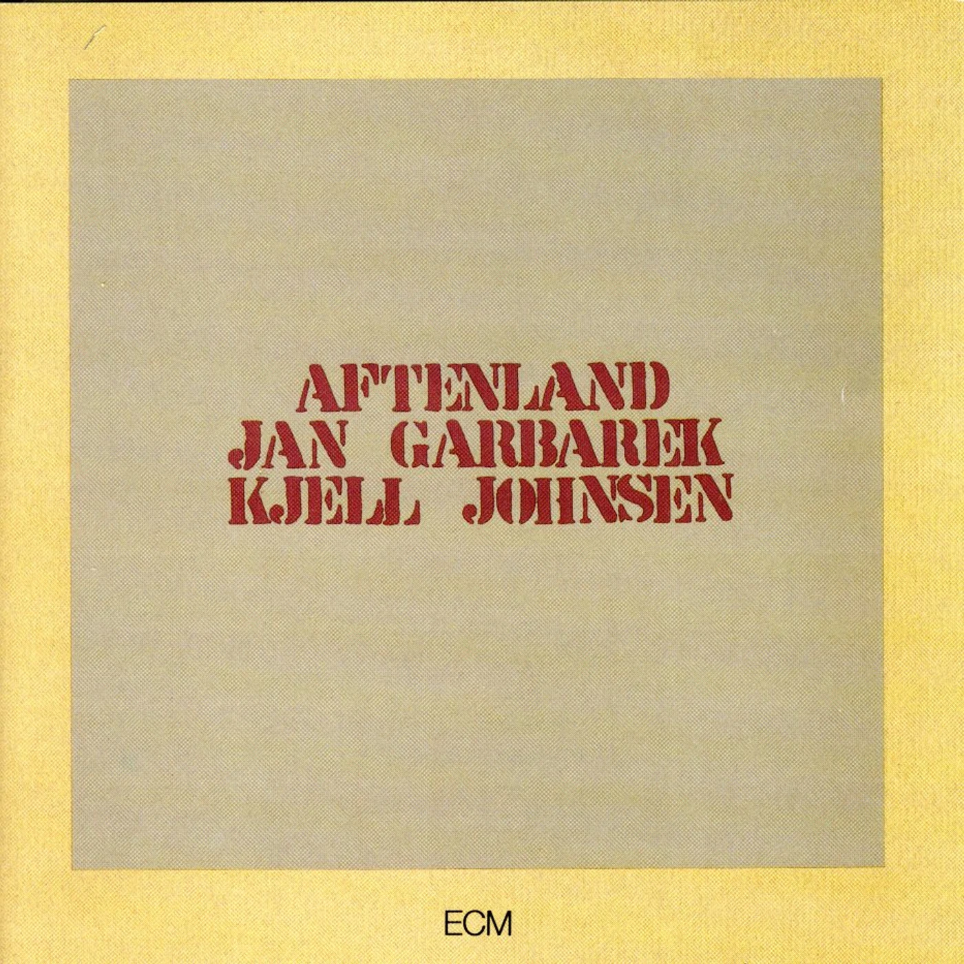 Jan Garbarek AFTENLAND CD