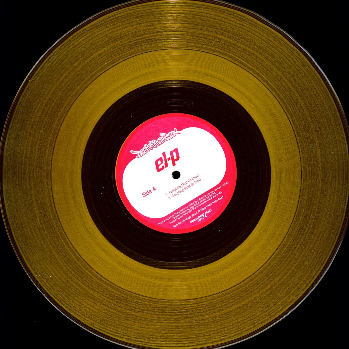 El-P EVERYTHING MUST GO Vinyl Record