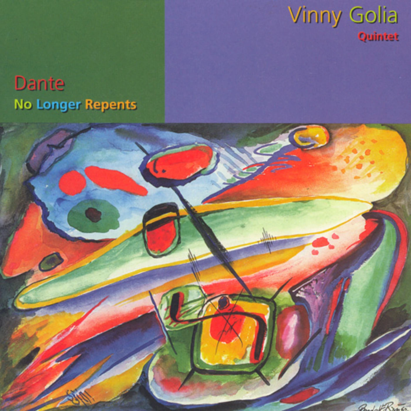 Vinny Golia DANTE NO LONGER REPENTS CD