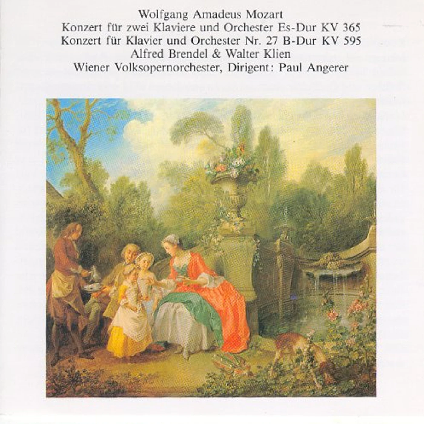 Wolfgang Amadeus Mozart CONCERTOS FOR PIANO & ORCHESTRA CD