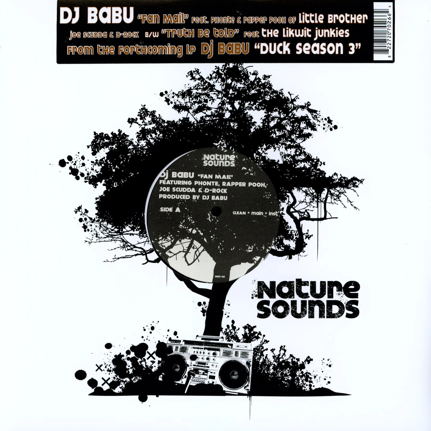 DJ Babu FAN MAIL / TRUTH BE TOLD Vinyl Record