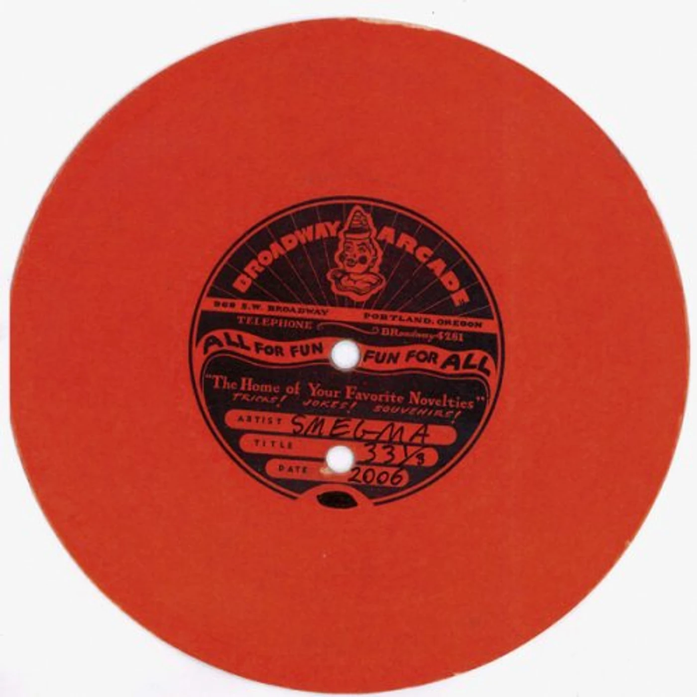 Smegma 33 1/3 CD