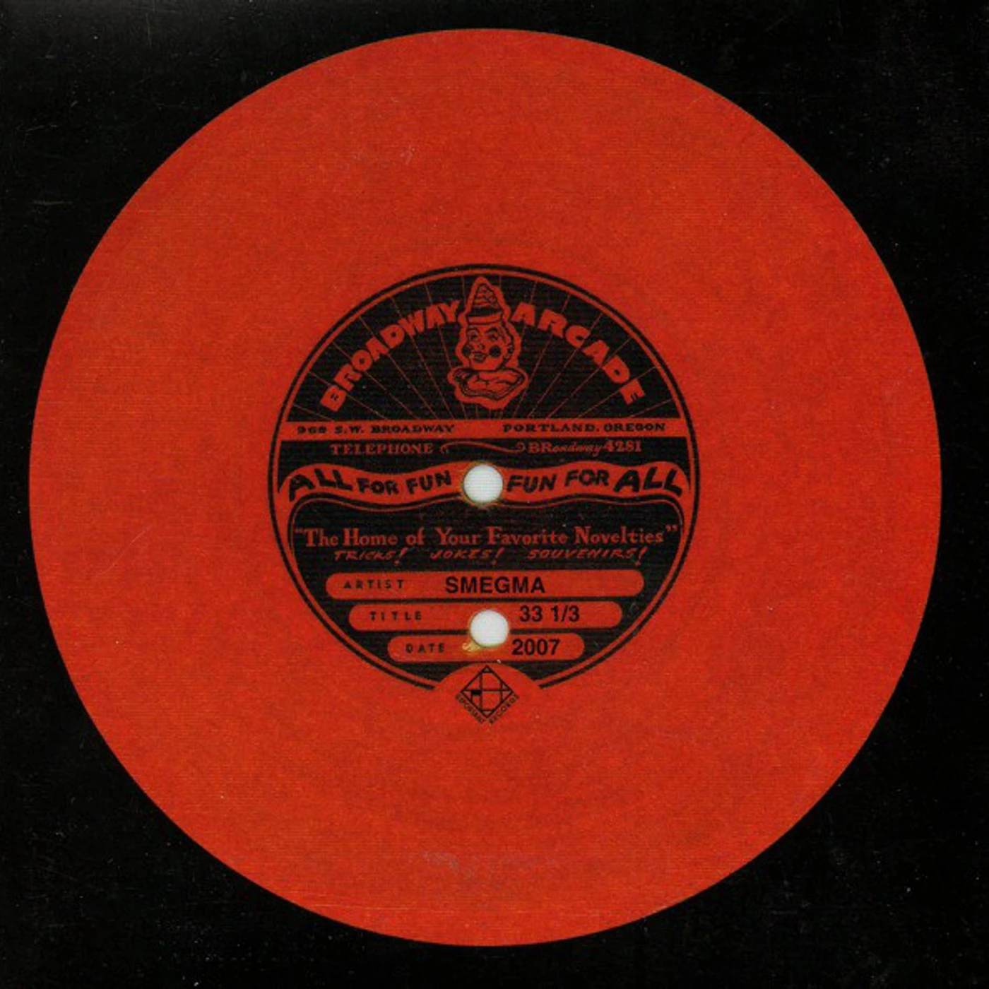 Smegma 33 1/3 Vinyl Record