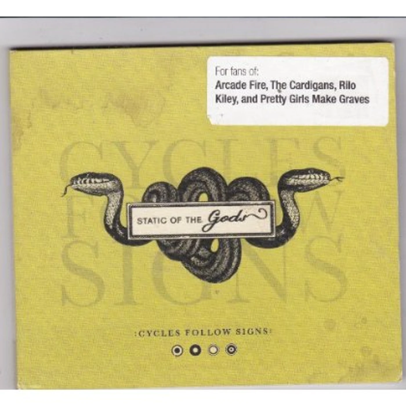 Static Of The Gods CYCLES FOLLOW SIGNS CD
