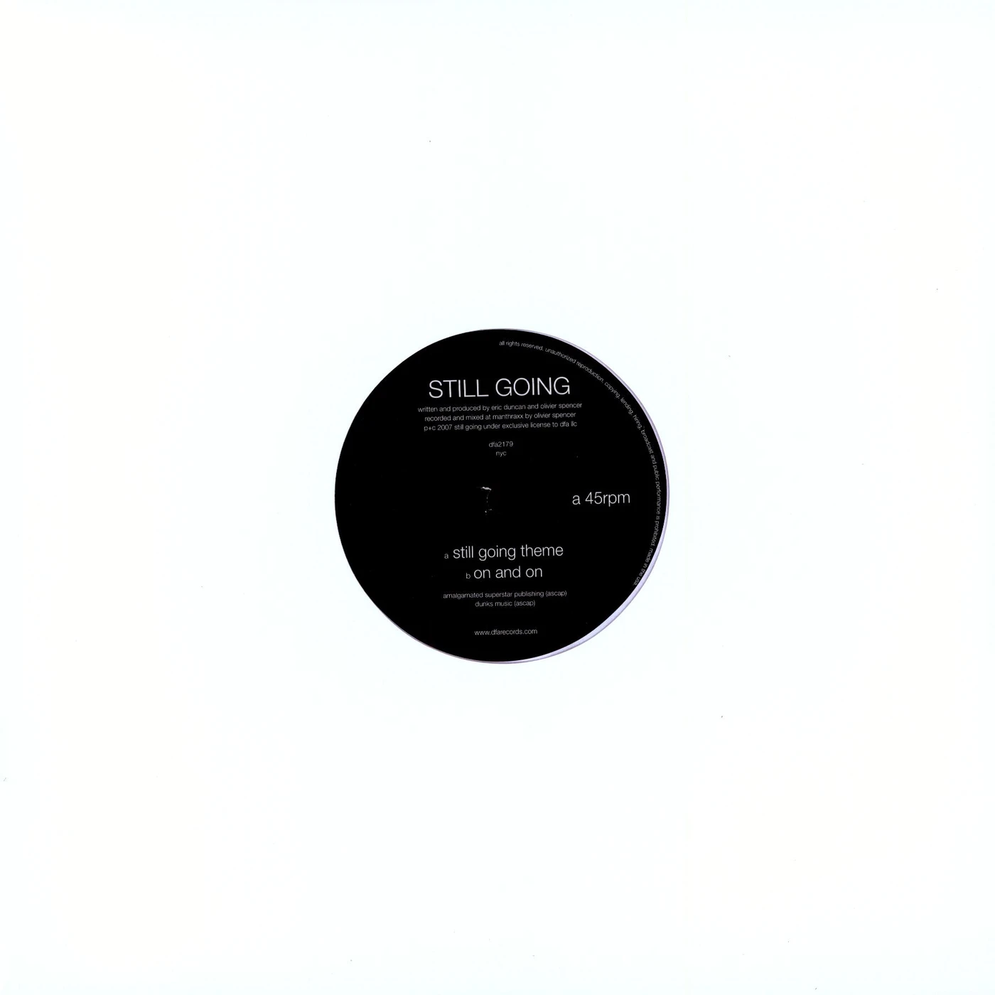 Still Going Theme Vinyl Record