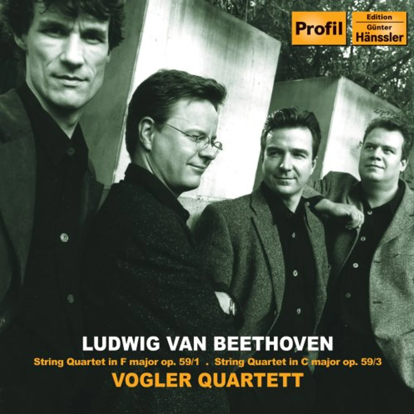 Ludwig van Beethoven QUARTETS OP.59/1 F-DUR +59/3 C CD