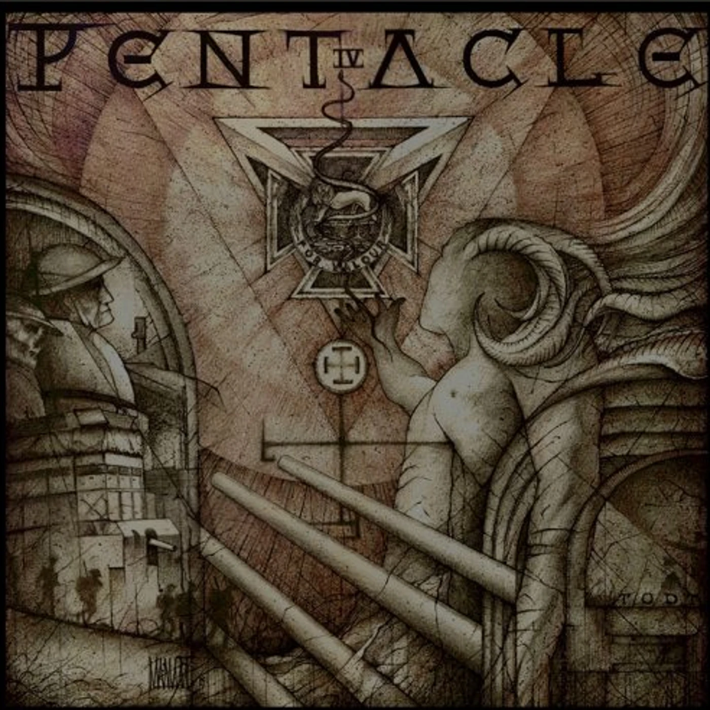 Pentacle UNDER THE BLACK CROSS CD