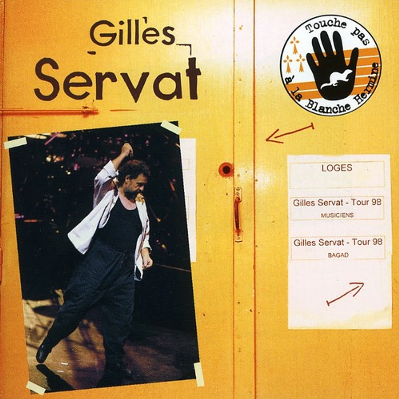 Gilles Servat TOUCHE PAS A LA BLANCHE HERMIN CD