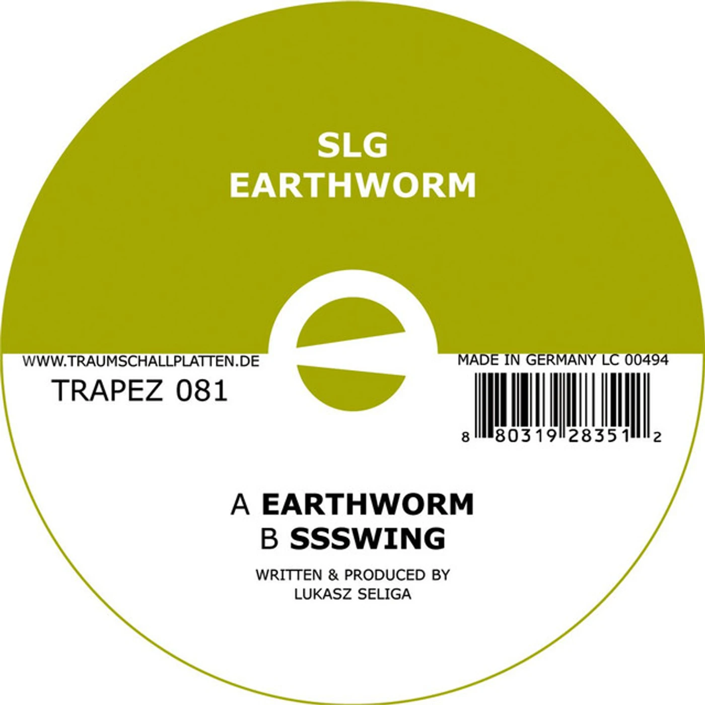 Slg Earthworm Vinyl Record