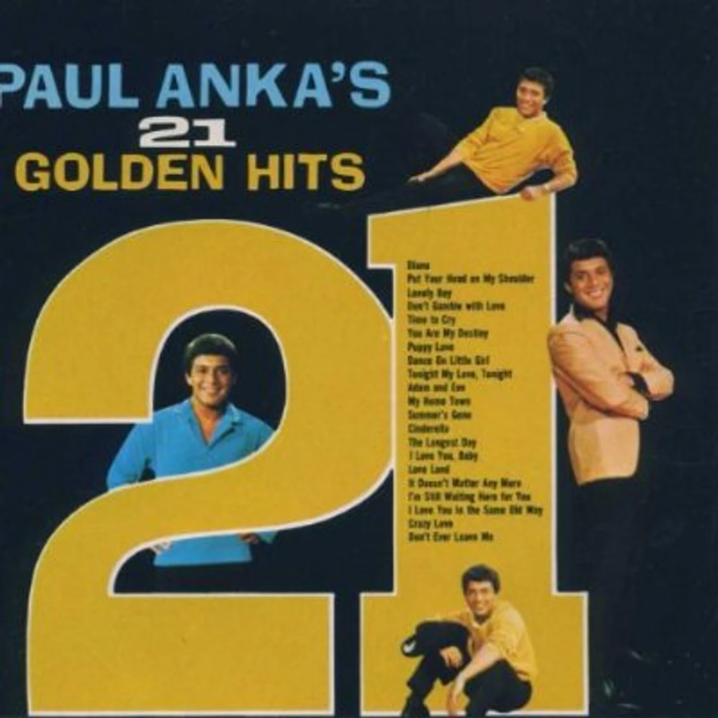 Paul Anka 21 GOLDEN HITS CD