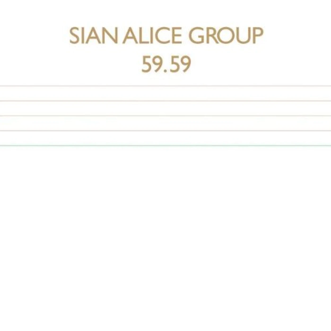 Sian Alice Group 59.59 Vinyl Record