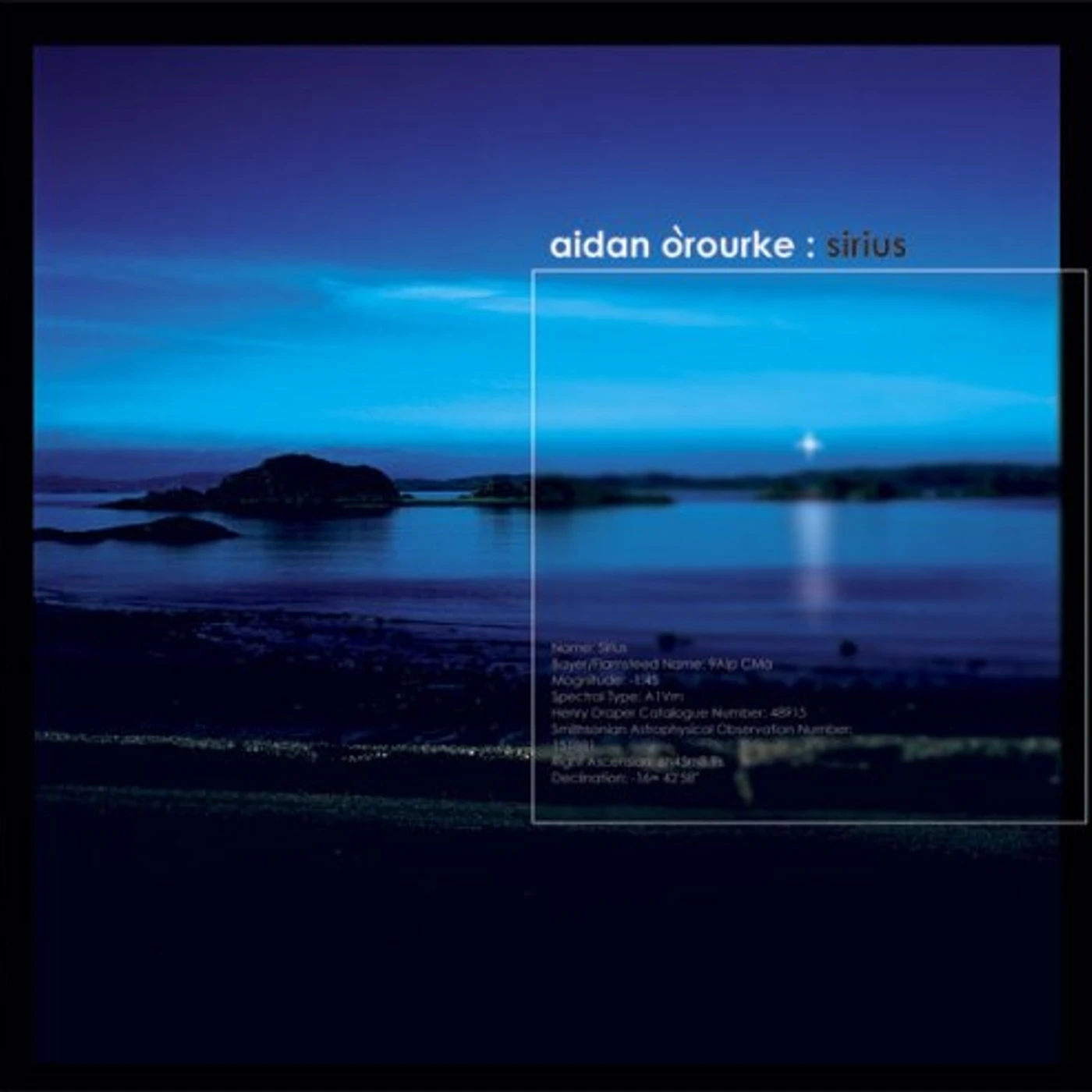 Aidan O'Rourke SIRIUS CD