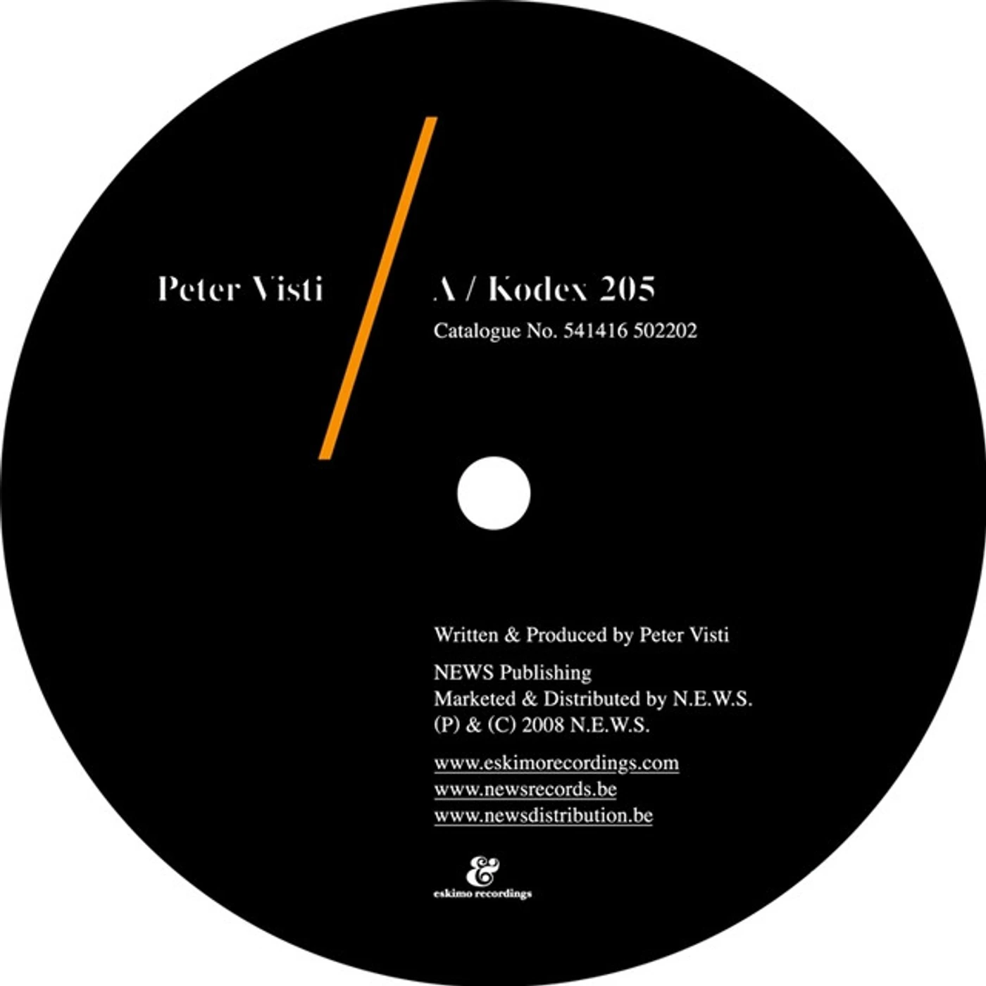Peter Visti Kodex 205 / Tokyo By Night Vinyl Record