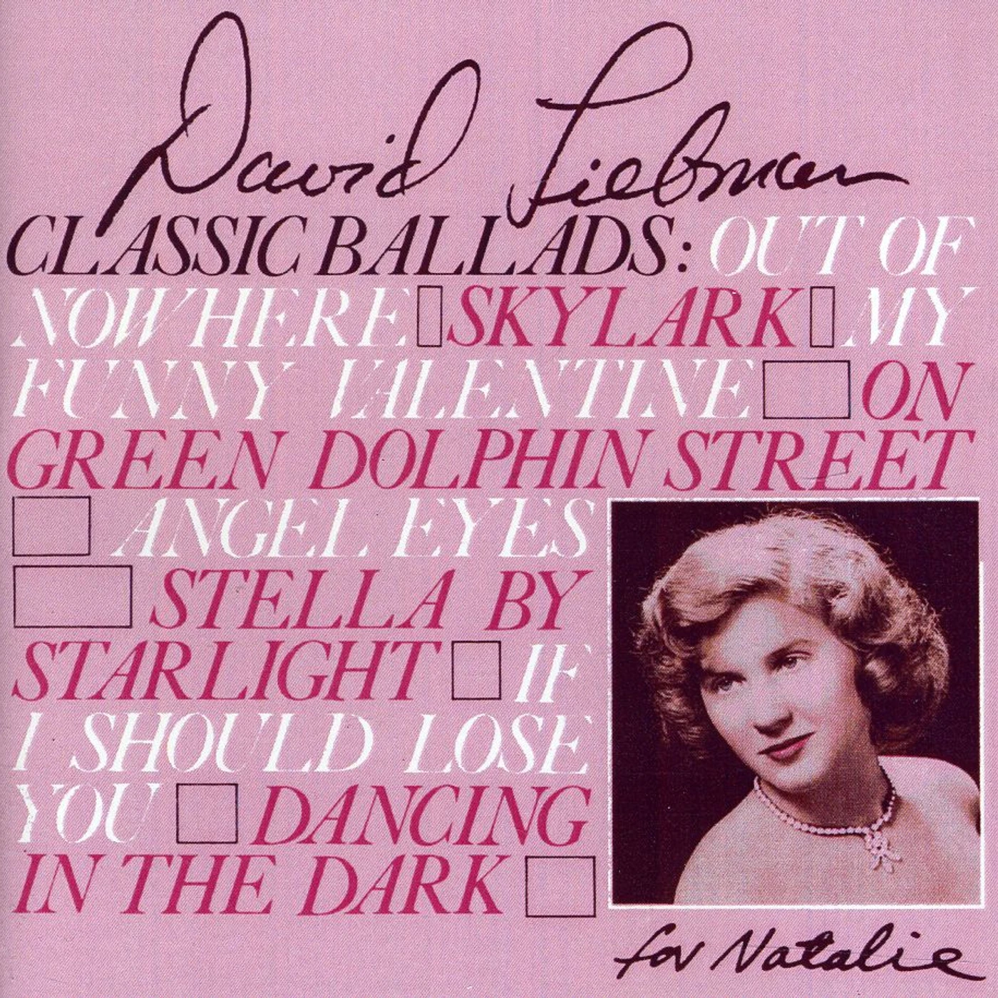 David Liebman CLASSIC BALLADS CD