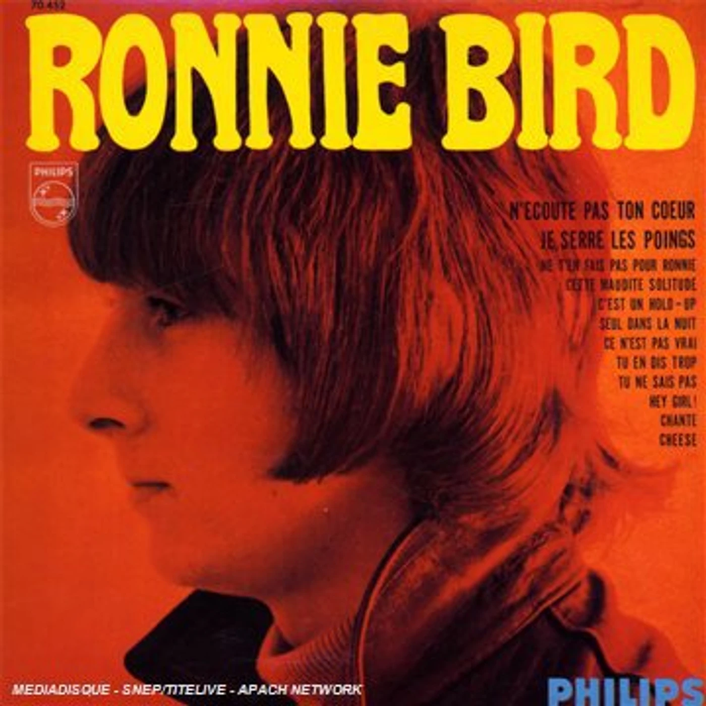Ronnie Bird N'ECOUTE PAS TON COEUR Vinyl Record