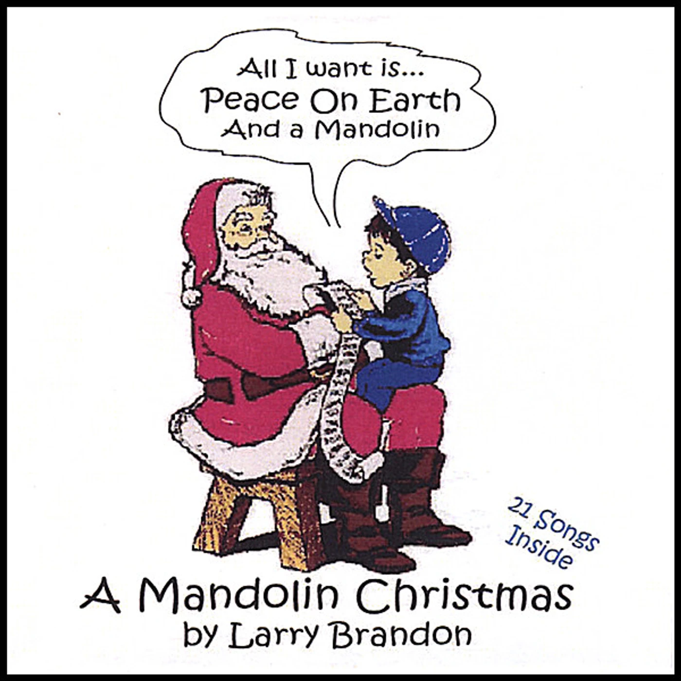 Larry Brandon PEACE ON EARTH & A MANDOLIN CD