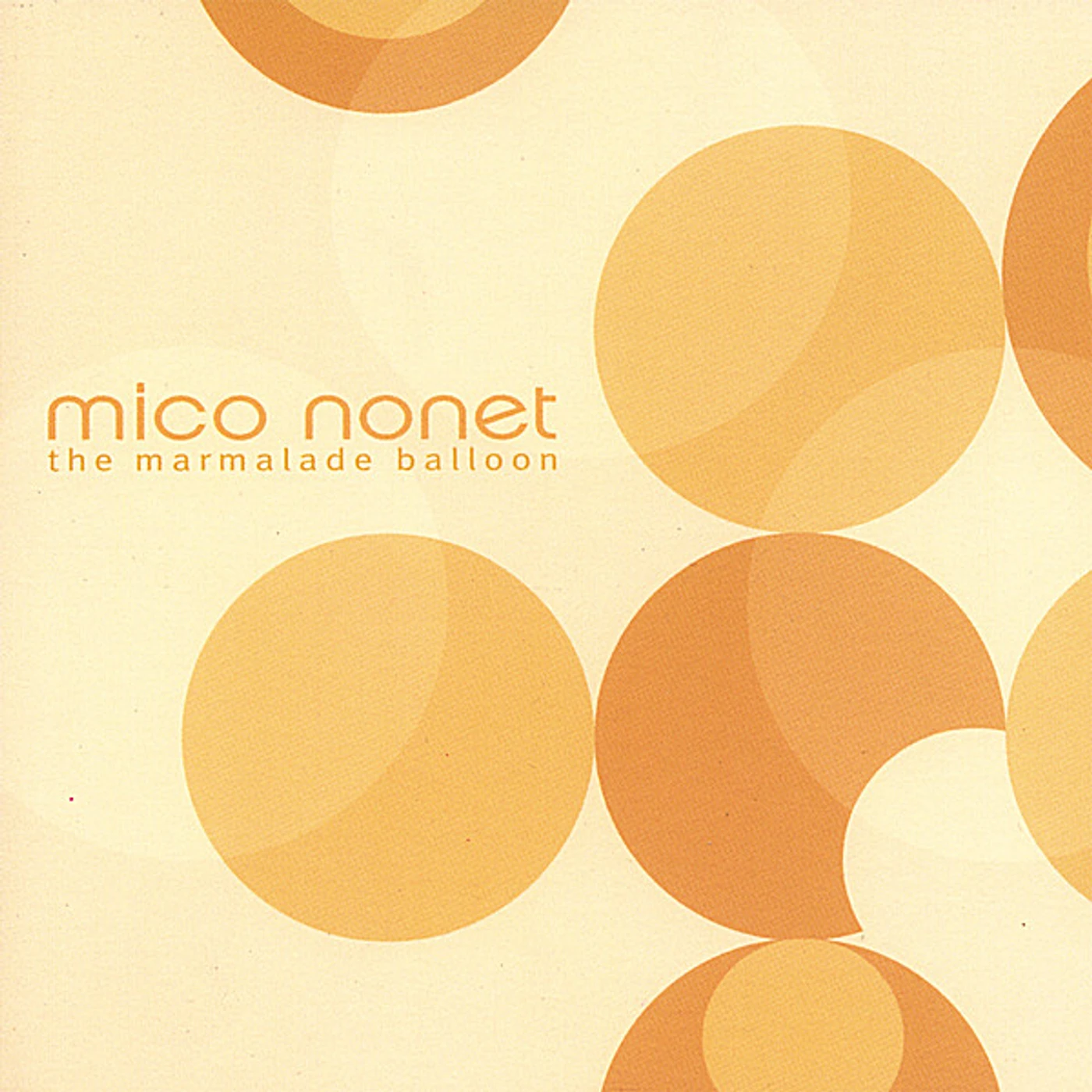 Mico Nonet MARMALADE BALLOON CD