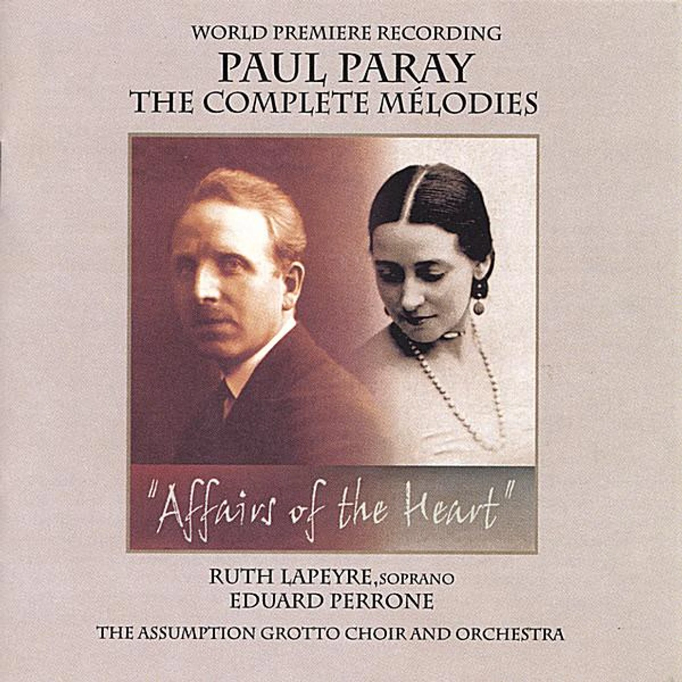 Paul Paray AFFAIRS OF THE HEART CD
