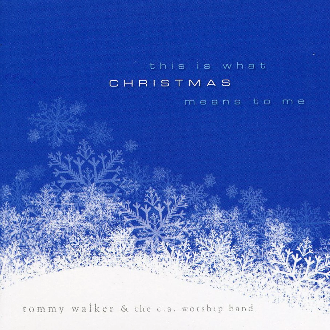 Tommy Walker THIS IS WHAT CHRISTMAS MEANS TO ME CD