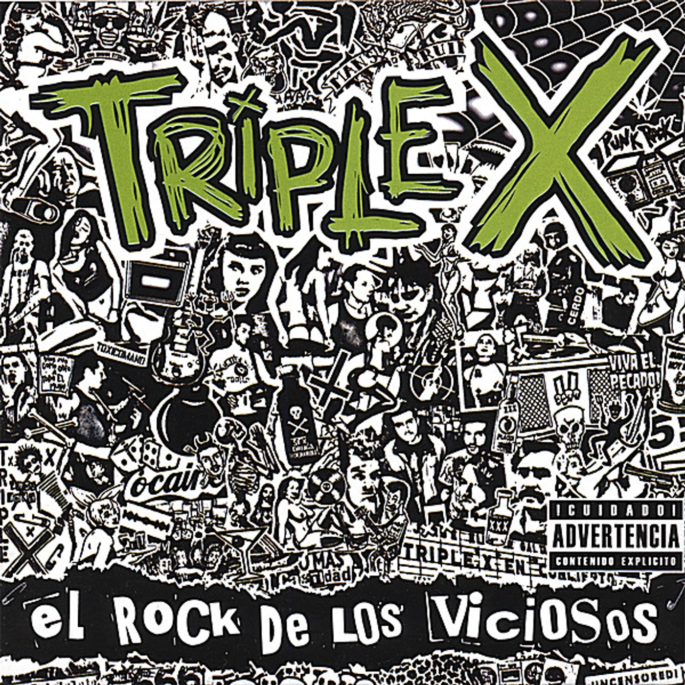 Triple X EL ROCK DE LOS VICIOSOS CD