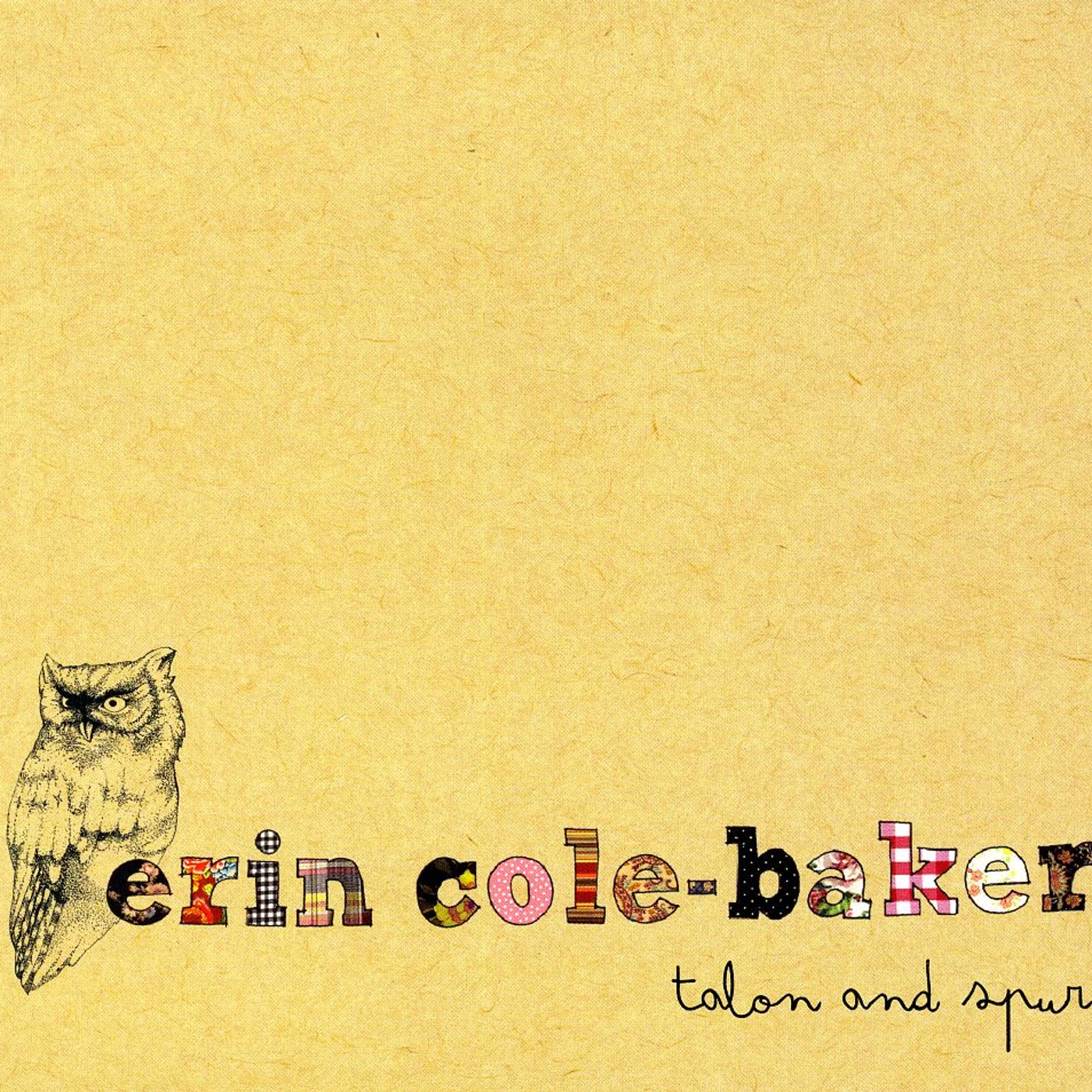 Erin Cole-Baker TALON & SPUR CD