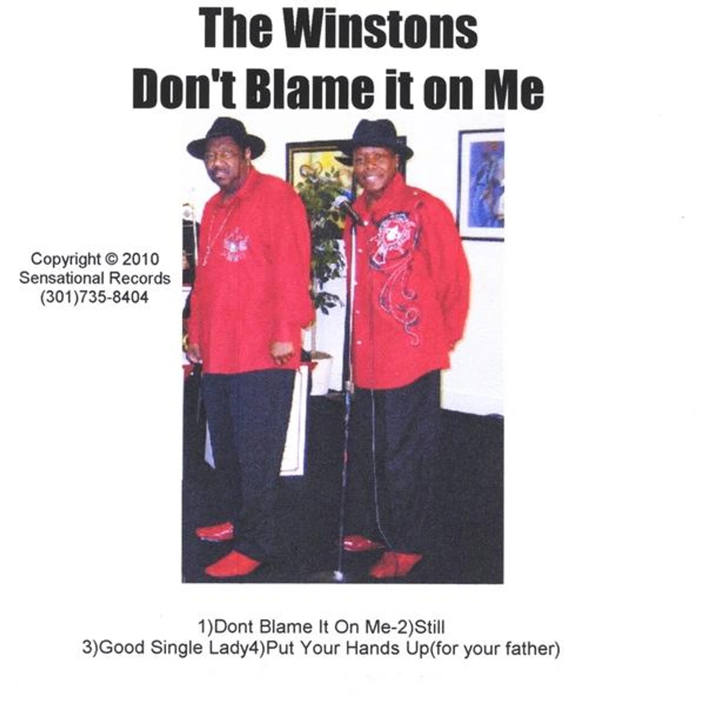 The Winstons DON'T BLAME IT ON ME EP CD