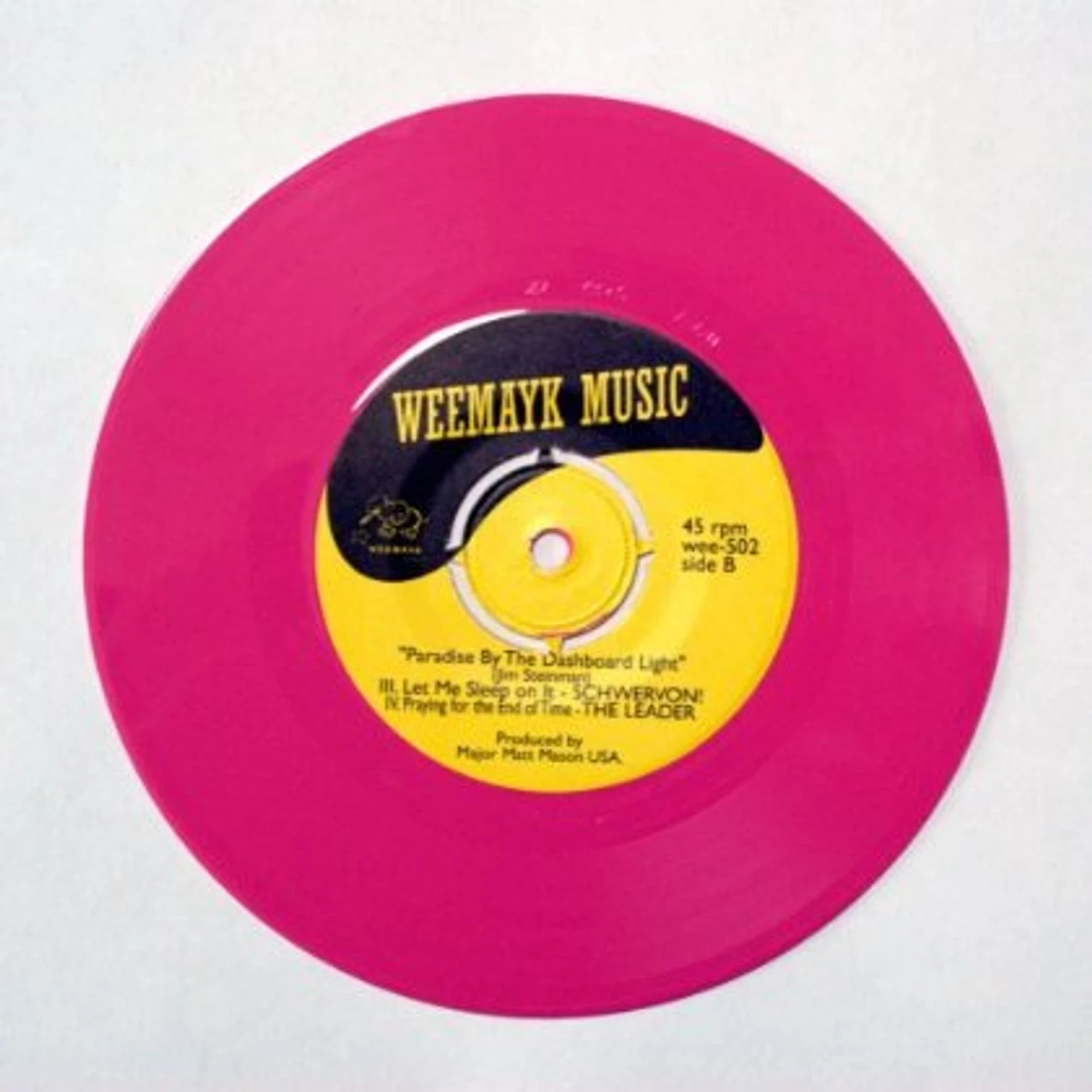 Elastic No-No Band PARADISE BY THE DASHBOARD LIGHT Vinyl Record