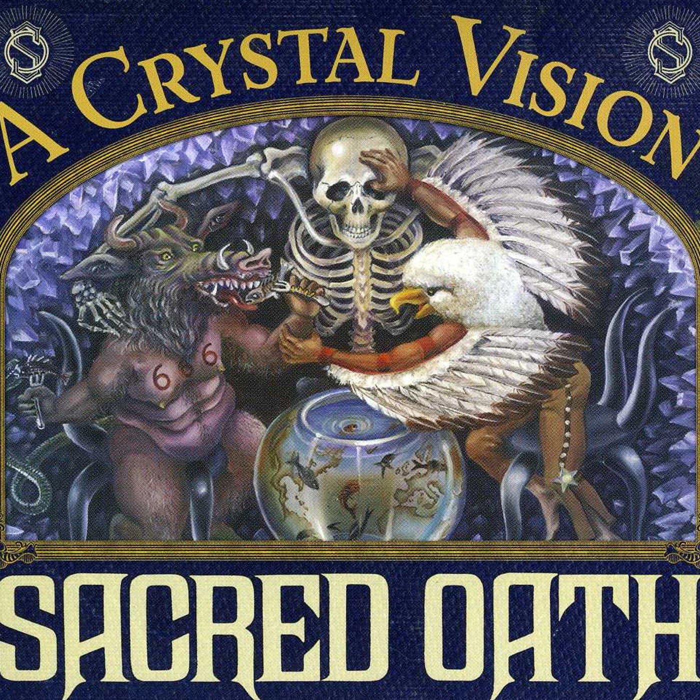 Sacred Oath CRYSTAL VISION-TWENTIETH ANNIVERSARY REISSUE CD