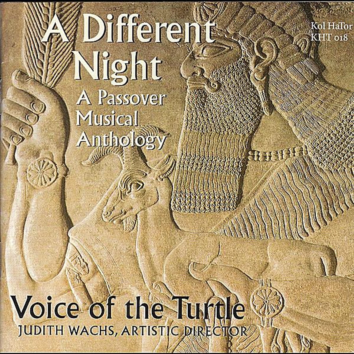 Voice of the Turtle & Judith Wachs DIFFERENT NIGHT: A PASSOVER MUSICAL ANTHOLOGY CD