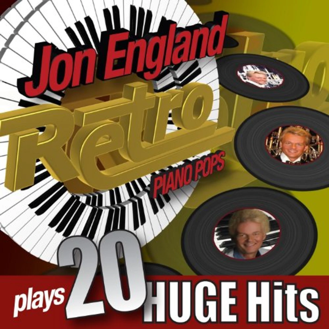 Jon England RETRO PIANO POPS! CD