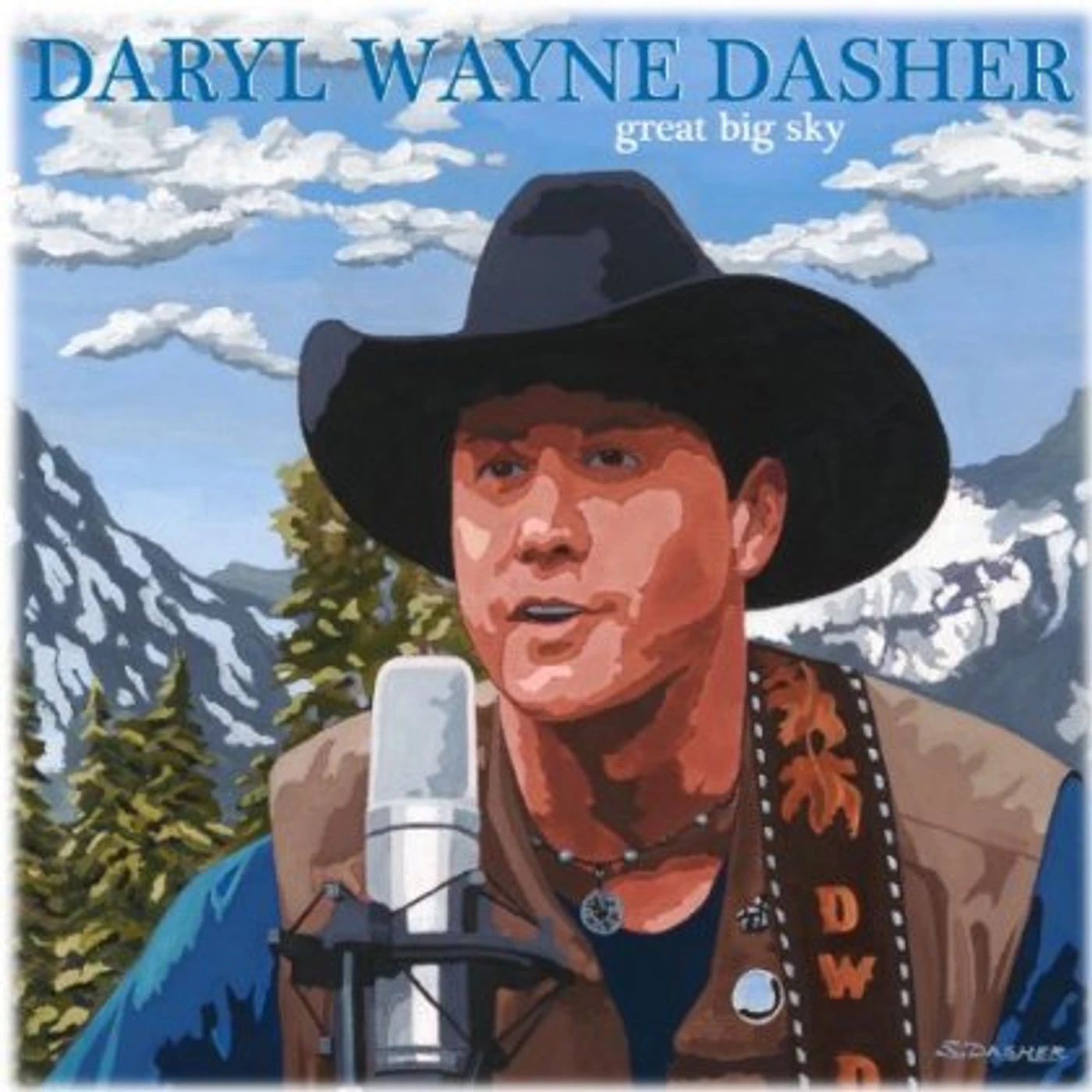 Daryl Wayne Dasher Great Big Sky Vinyl Record