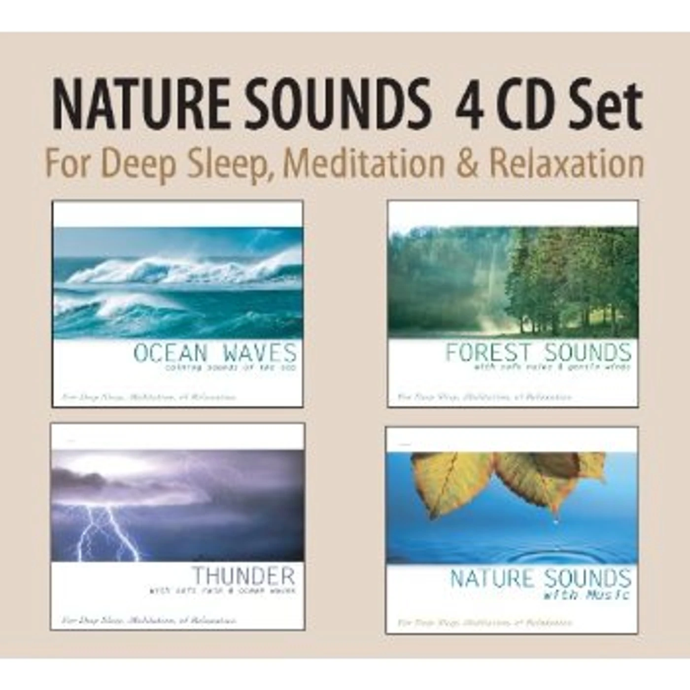 Robbins Island Music Group NATURE SOUNDS 4 ALBUM SET: OCEAN WAVES/FOREST SO CD
