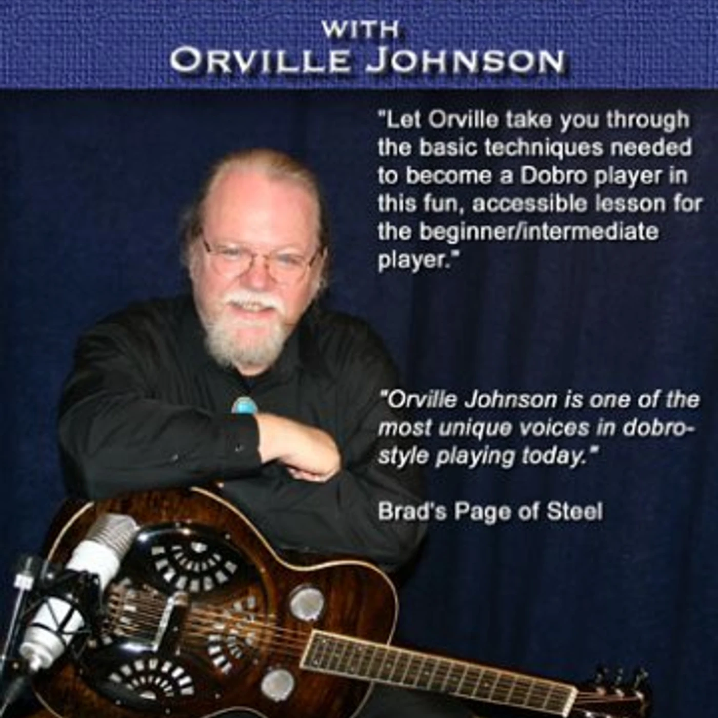 Orville Johnson TRICKS LICKS & TECHNIQUES FOR DOBRO VOL. 1 DVD