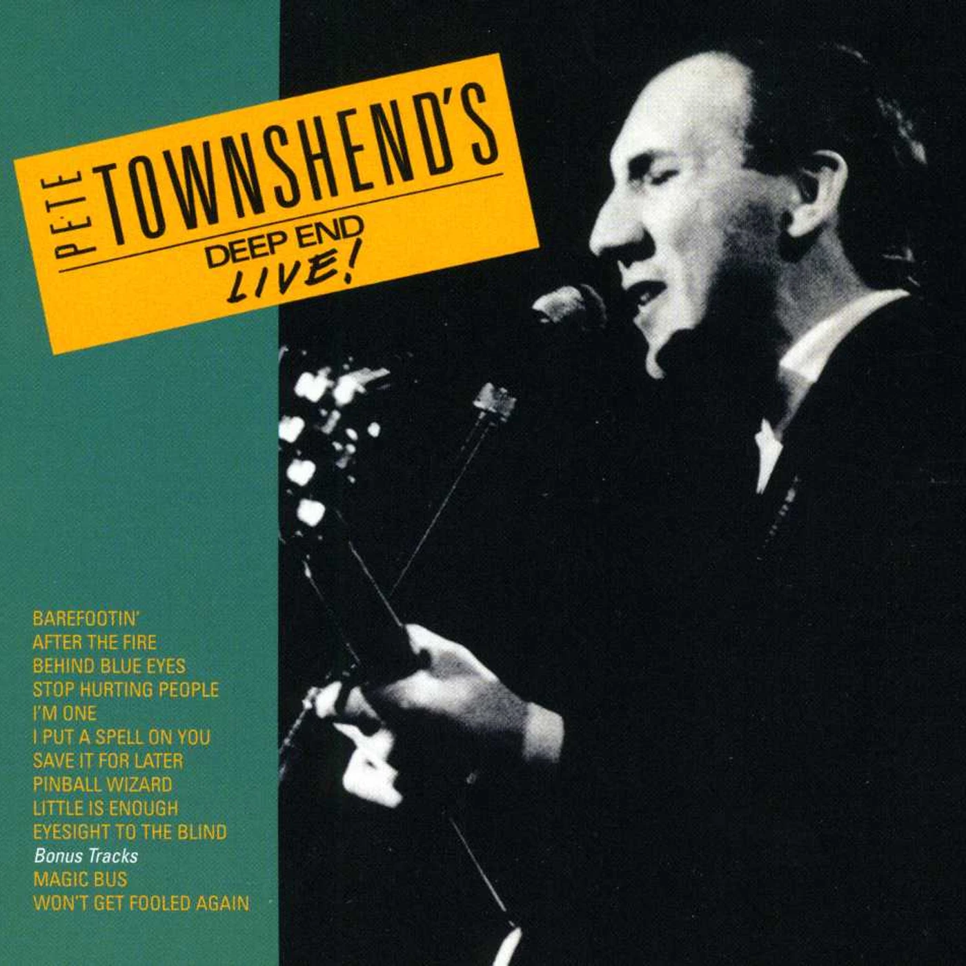 Pete Townshend DEEP END LIVE CD