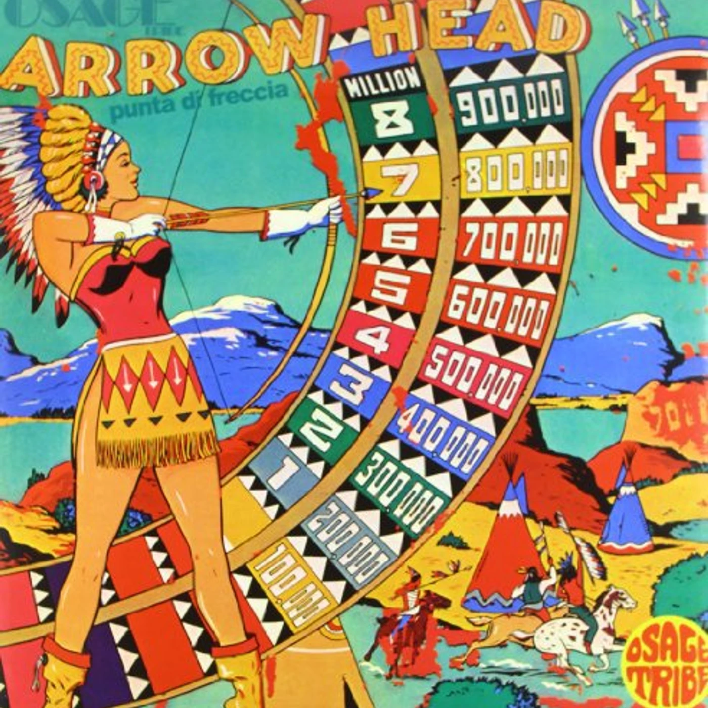 Osage Tribe Arrow Head Vinyl Record