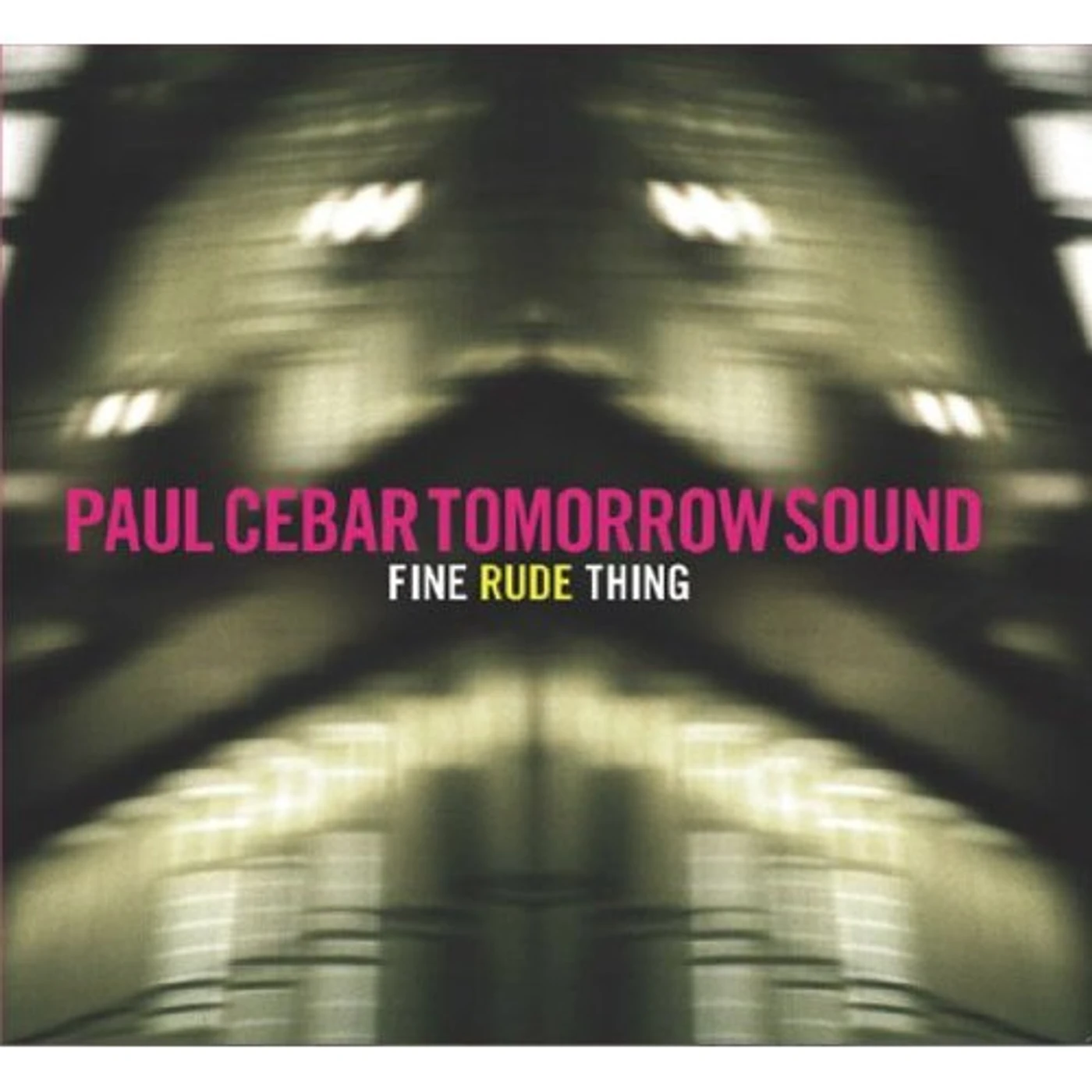 Paul Cebar FINE RUDE THING CD