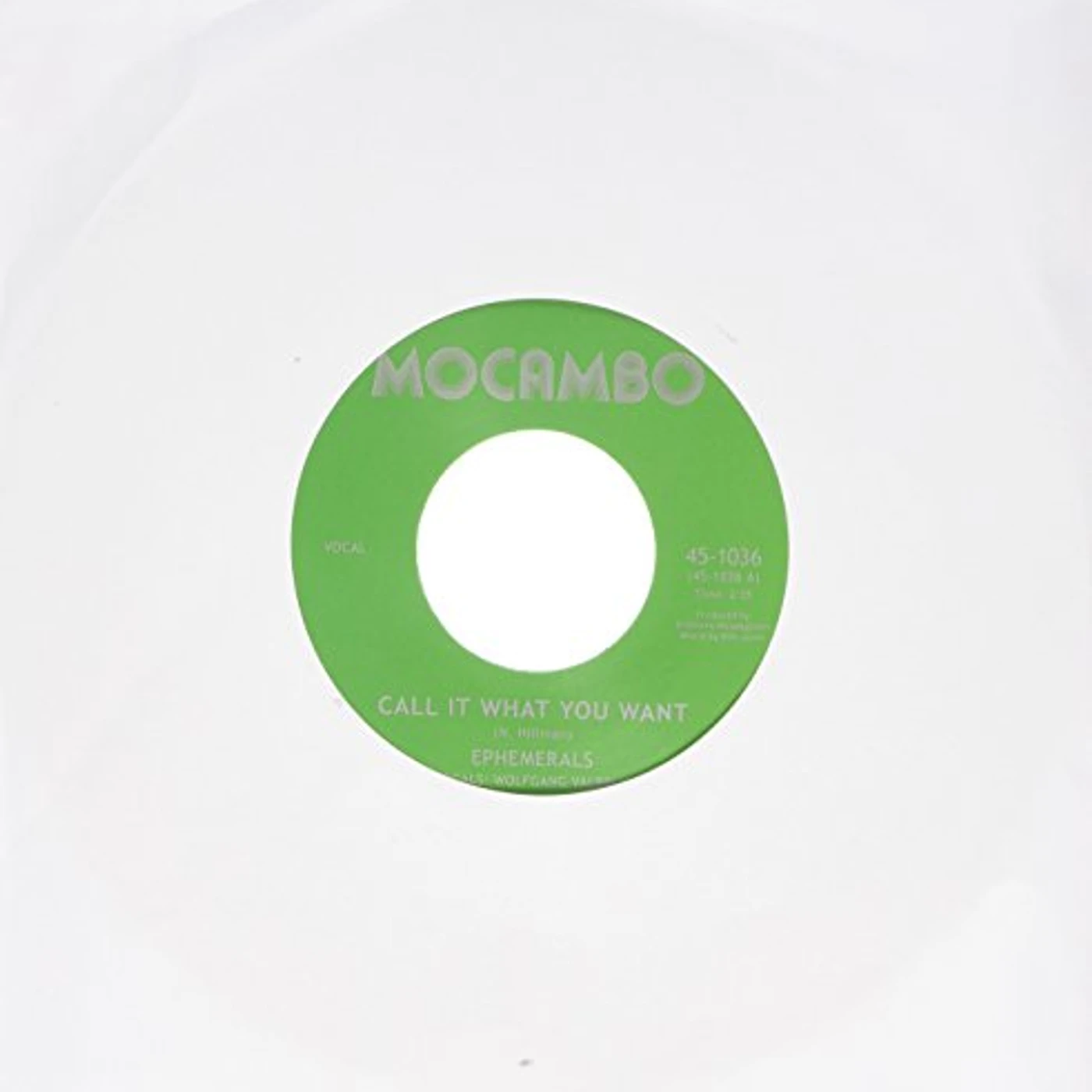 Ephemerals CALL IT WHAT YOU WANT Vinyl Record