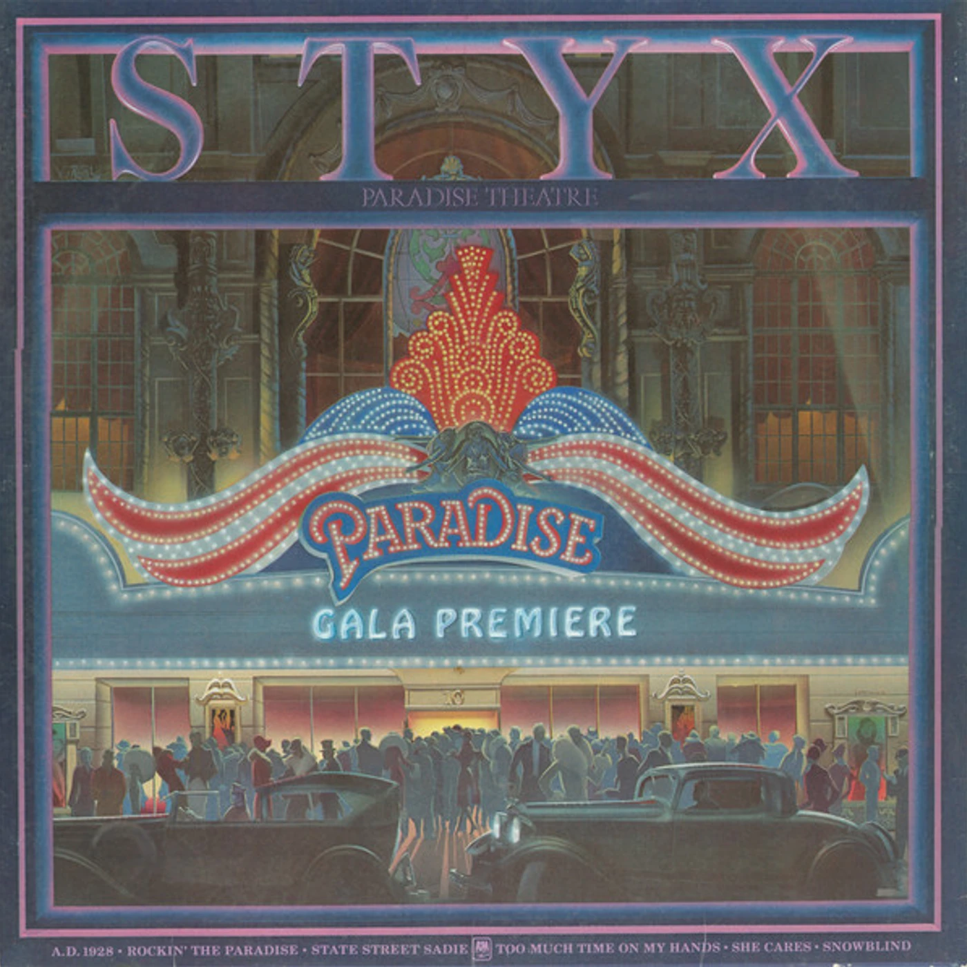 Styx PARADISE THEATRE Vinyl Record