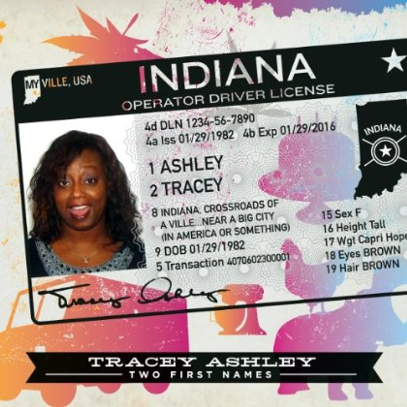 Tracey Ashley TWO FIRST NAMES CD